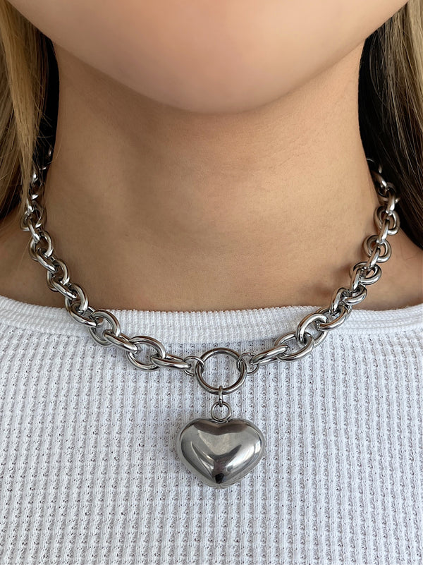 I HEART YOU CHAIN NECKLACE - FIVE FOURTY NINE