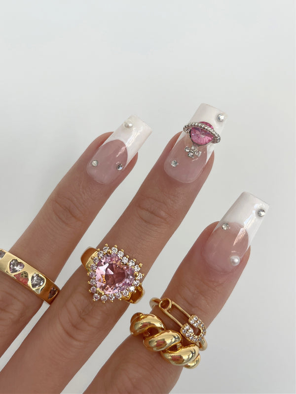 PRINCESS GOLD HEART RING