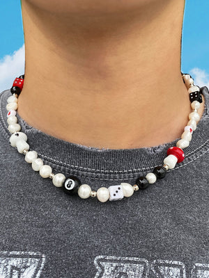 STOLE MY HEART FRESHWATER PEARL NECKLACE